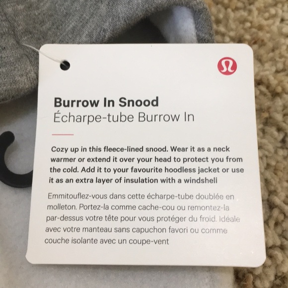 Lululemon burrow in snood. NWT O/S - Picture 3 of 4